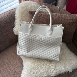 Luli Bebe Monaco Tote Bag in Pearl White